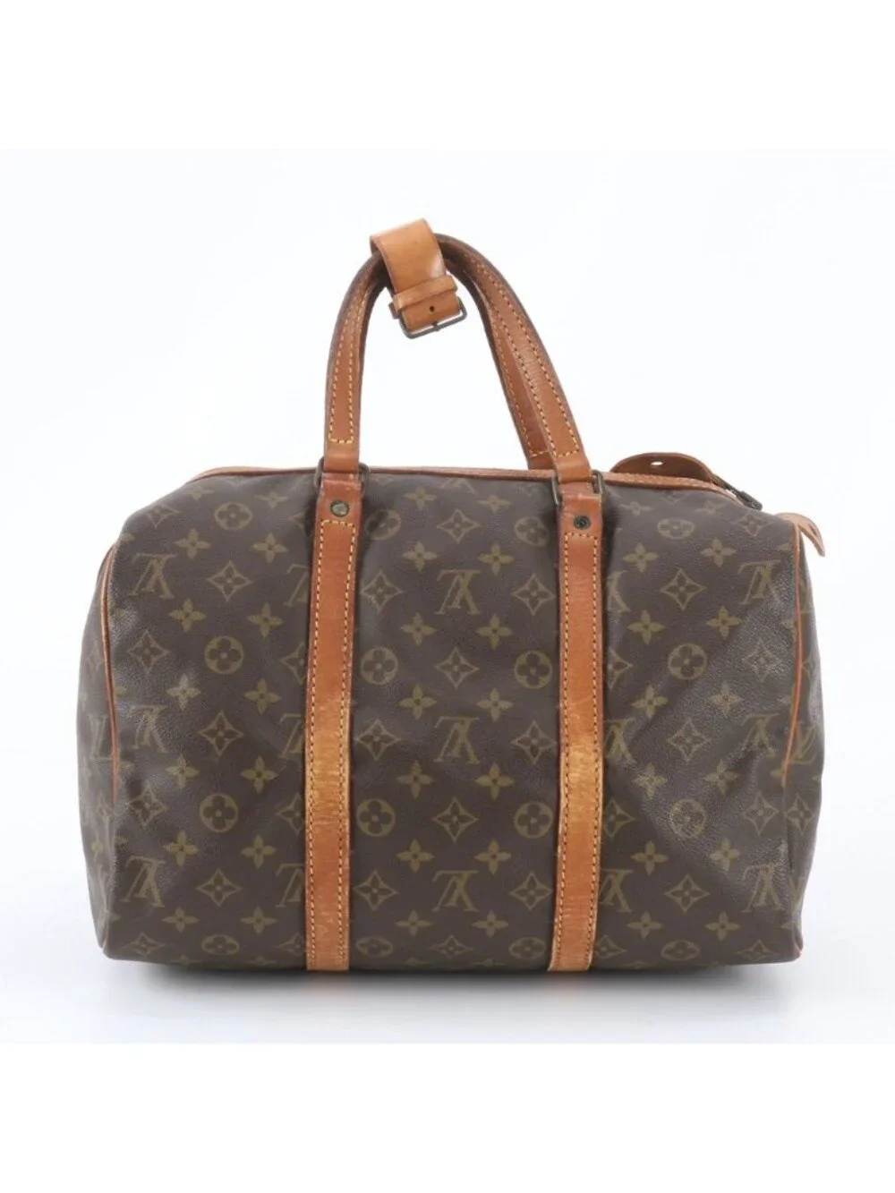 Louis Vuitton Monogram Sac Suple 35 Leather Boston Bag Tote